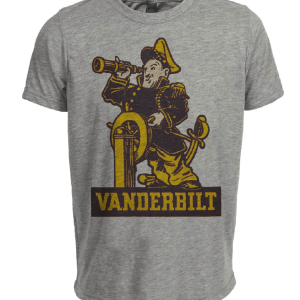 Vanderbilt Commodores Retro 1958 Artwork Heather Gray Sublimated T-Shirt