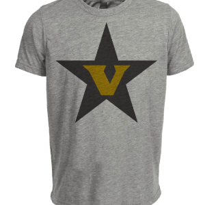 Vanderbilt Commodores Retro 1969 Artwork Heather Gray Sublimated T-Shirt
