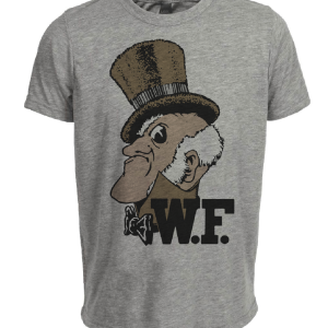 Wake Forest Demon Deacons Retro 1968 Artwork Heather Gray Sublimated T-Shirt