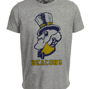 Wake Forest Demon Deacons Retro 1965 Artwork Heather Gray Sublimated T-Shirt