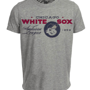 Chicago White Sox Retro Baseball 1959 Artwork Heather Gray Sublimated T-Shirt