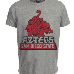 San Diego State Aztecs Retro 1974 Artwork Heather Gray Sublimated T-Shirt
