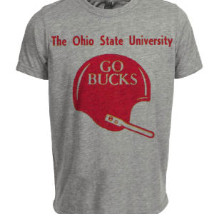 Ohio State Buckeyes Retro 1960 Artwork Heather Gray Sublimated T-Shirt