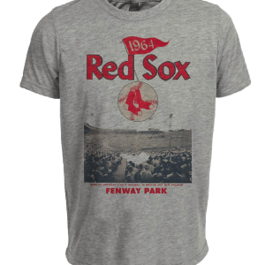 Boston Red Sox Retro Baseball 1964 Artwork Heather Gray Sublimated T-Shirt