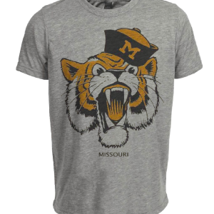 Missouri Tigers Retro 1962 Artwork Heather Gray Sublimated T-Shirt