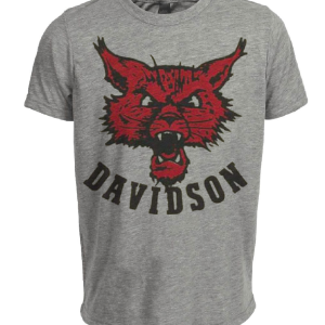 Davidson Wildcats Retro 1978 Artwork Heather Gray Sublimated T-Shirt