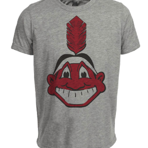 Cleveland Indians Retro Baseball 1949 Artwork Heather Gray Sublimated T-Shirt