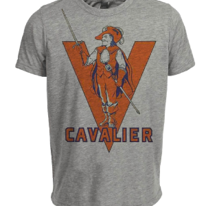 Virginia Cavaliers Retro 1948 Artwork Heather Gray Sublimated T-Shirt