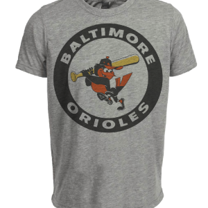 Baltimore Orioles Retro Baseball 1966 Artwork Heather Gray Sublimated T-Shirt