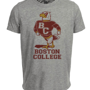 Boston College Eagles Retro Mascot 1965 Artwork Heather Gray Sublimated T-Shirt