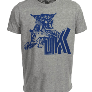 Kentucky Wildcats Retro 1960 Artwork Heather Gray Sublimated T-Shirt