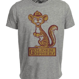 Minnesota Golden Gophers Retro 1969 Artwork Heather Gray Sublimated T-Shirt