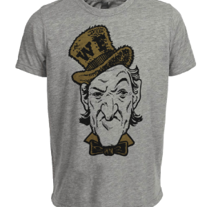 Wake Forest Demon Deacons Retro 1964 Artwork Heather Gray Sublimated T-Shirt