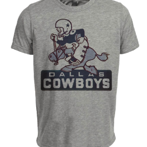 Dallas Cowboys Retro Navy Football 1960 Artwork Heather Gray Sublimated T-Shirt