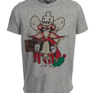 Texas Tech Red Raiders Retro 1968 Artwork Heather Gray Sublimated T-Shirt