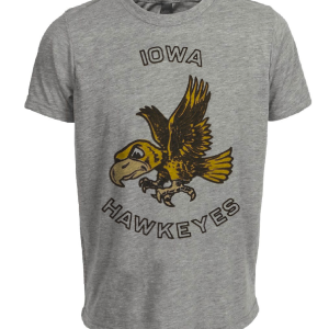 Iowa Hawkeyes Retro 1956 Artwork Heather Gray Sublimated T-Shirt