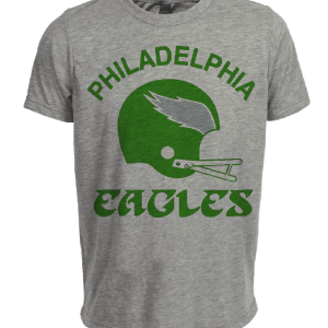 Philadelphia Eagles Retro Football 1974 Artwork Heather Gray Sublimated T-Shirt