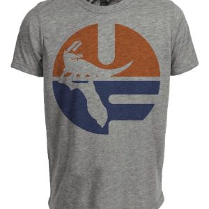 Florida Gators Retro 1979 Artwork Heather Gray Sublimated T-Shirt