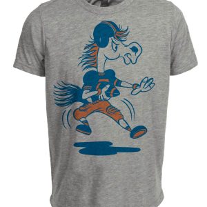 Boise State Broncos Retro 1967 Artwork Heather Gray Sublimated T-Shirt