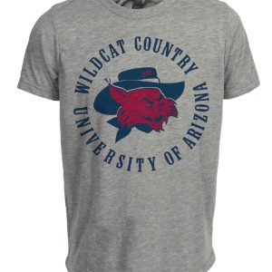 Arizona Wildcats Retro 1969 Artwork Heather Gray Sublimated T-Shirt