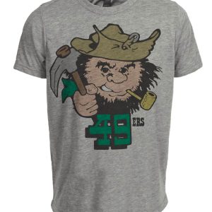 Charlotte 49ers Retro 1970 Artwork Heather Gray Sublimated T-Shirt