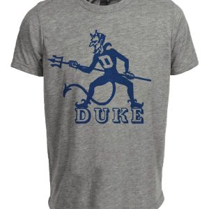 Duke Blue Devils Retro 1948 Artwork Heather Gray Sublimated T-Shirt