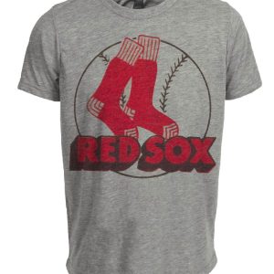 Boston Red Sox Baseball 1945 Artwork Heather Gray Sublimated T-Shirt