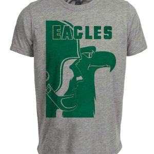 Philadelphia Eagles Retro Football 1963 Artwork Heather Gray Sublimated T-Shirt