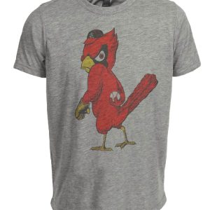 St. Louis Cardinals Retro Baseball 1949 Artwork Heather Gray Sublimated T-Shirt