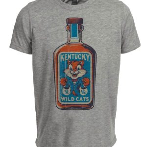 Kentucky Wildcats Nostalgic Artwork Heather Gray Sublimated T-Shirt