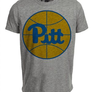Pittsburgh Panthers Retro 1987 Artwork Heather Gray Sublimated T-Shirt