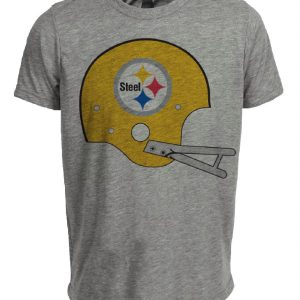 Pittsburgh Steelers Retro Football 1965 Artwork Heather Gray Sublimated T-Shirt