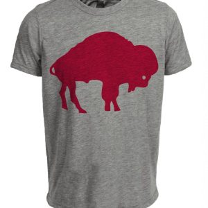 Buffalo Bills Retro Football 1962 Artwork Heather Gray Sublimated T-Shirt