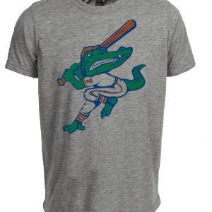 Florida Gators Retro 1985 Artwork Heather Gray Sublimated T-Shirt