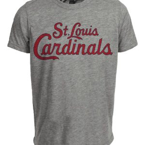 St. Louis Cardinals Retro Baseball 1957 Artwork Heather Gray Sublimated T-Shirt