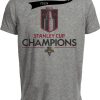 Florida Panthers Retro Hockey Champions Artwork Heather Gray Sublimated T-Shirt