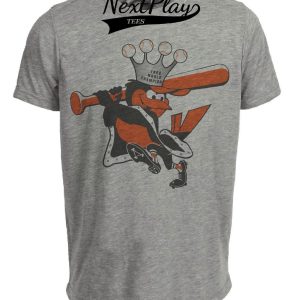 Baltimore Orioles Vintage Baseball World Champions 1966 Artwork Heather Gray Sublimated T-Shirt