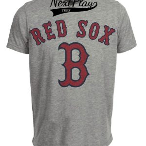 Boston Red Sox Baseball 1960 Artwork Heather Gray Sublimated T-Shirt