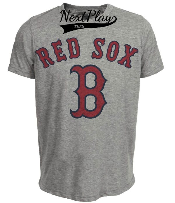 Boston Red Sox Baseball 1960 Artwork Heather Gray Sublimated T-Shirt