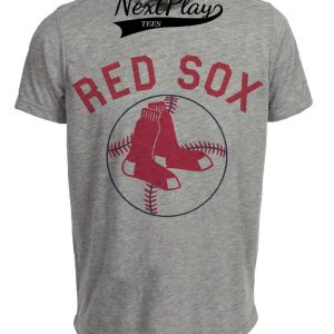 Boston Red Sox Baseball 1963 Artwork Heather Gray Sublimated T-Shirt