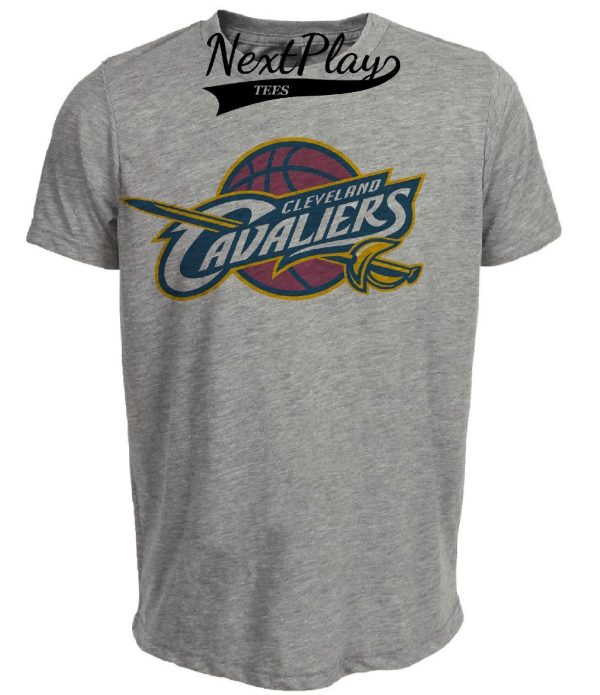 Cleveland Cavaliers Cavs Retro Basketball 2004 Artwork Heather Gray Sublimated T-Shirt