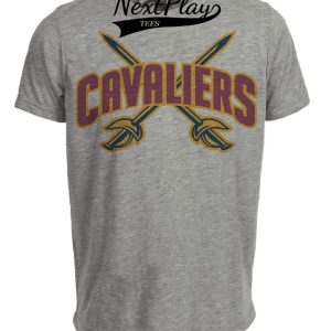 Cleveland Cavaliers Cavs Retro Basketball 2005 Artwork Heather Gray Sublimated T-Shirt