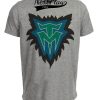Minnesota Timberwolves Retro Basketball 1996 Artwork Heather Gray Sublimated T-Shirt