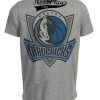 Dallas Mavericks Mavs Retro Basketball 1998 Artwork Heather Gray Sublimated T-Shirt