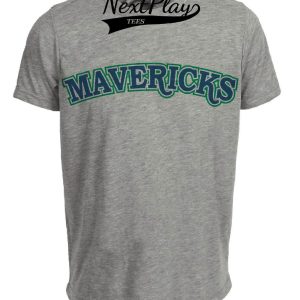 Dallas Mavericks Mavs Retro Basketball 1985 Artwork Heather Gray Sublimated T-Shirt
