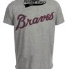 Atlanta Milwaukee Braves Retro Baseball 1960 Artwork Heather Gray Sublimated T-Shirt