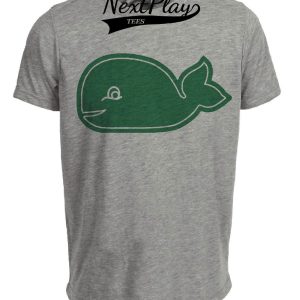New England Whalers Retro Hockey 1974 Artwork Heather Gray Sublimated T-Shirt