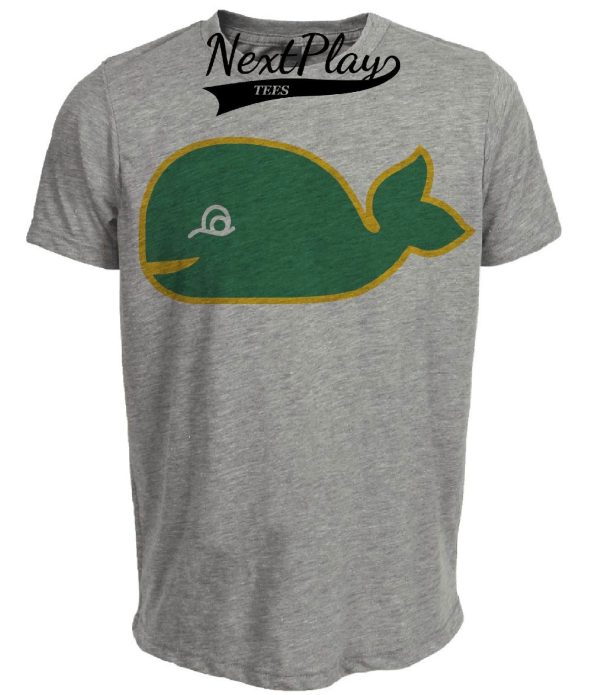 New England Whalers Retro Hockey 1972 Artwork Heather Gray Sublimated T-Shirt