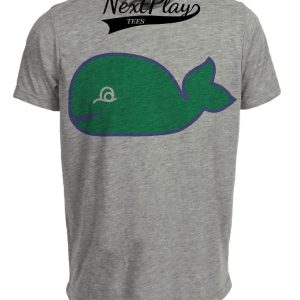 Hartford Whalers Retro Hockey 1982 Artwork Heather Gray Sublimated T-Shirt