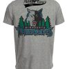 Minnesota Timberwolves Retro Basketball 1999 Artwork Heather Gray Sublimated T-Shirt